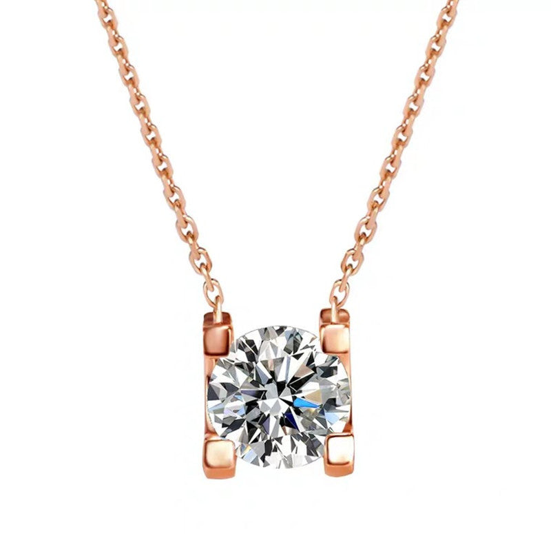 925 Sterling Silver Moissanite Necklace