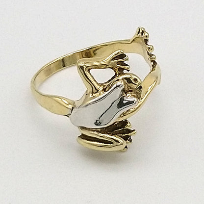 Frog - Silver Gold Plating Ring