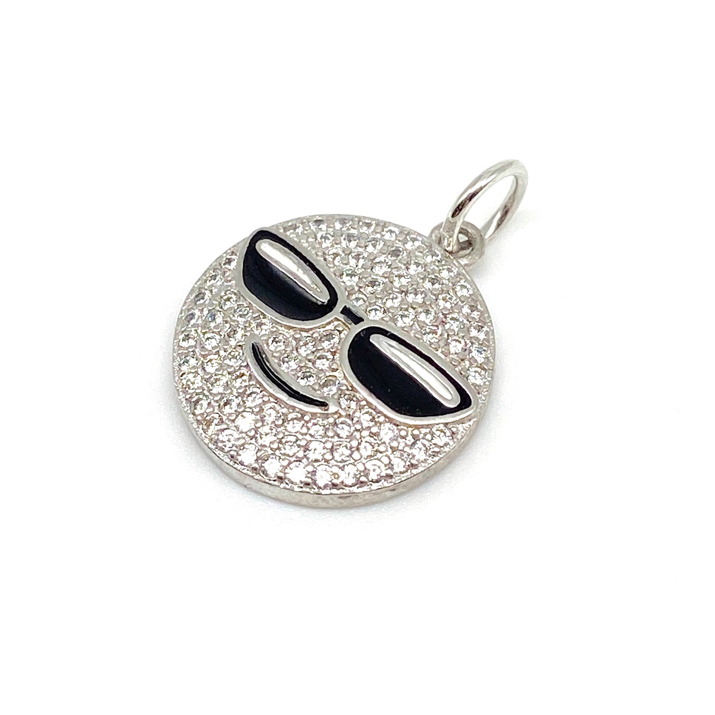 Happy Smile Face - Silver Pendant