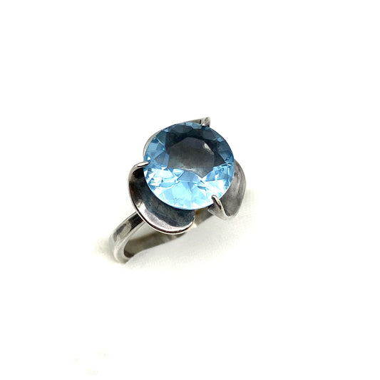 Clover - Blue Crystal Ring