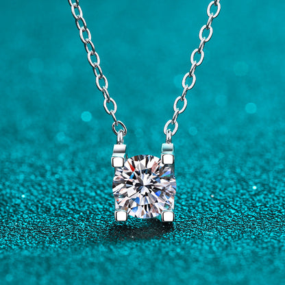 925 Sterling Silver Moissanite Necklace