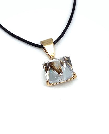 Cube - Gold Plated Pendant