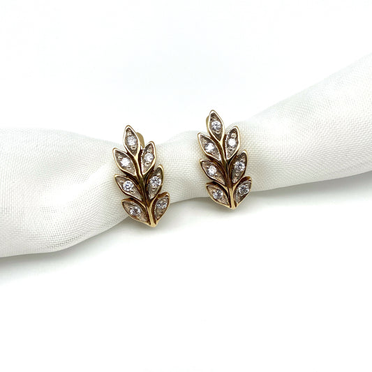 Willow - Gold Plated Earrings