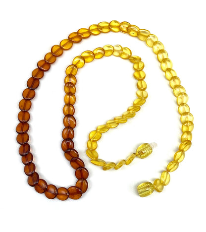 Snake - amber necklace