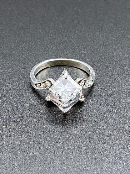 Oracle - Unique Design Swarovski Cube Ring