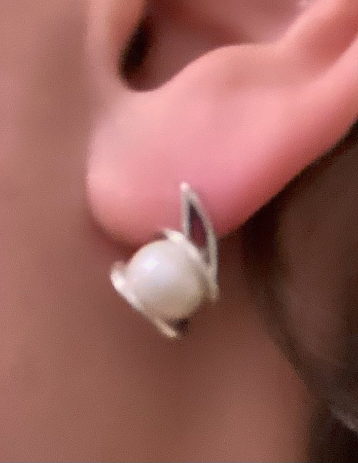 Spiral - Pearl Earrings