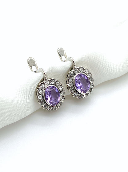 Classic - Lavender earrings