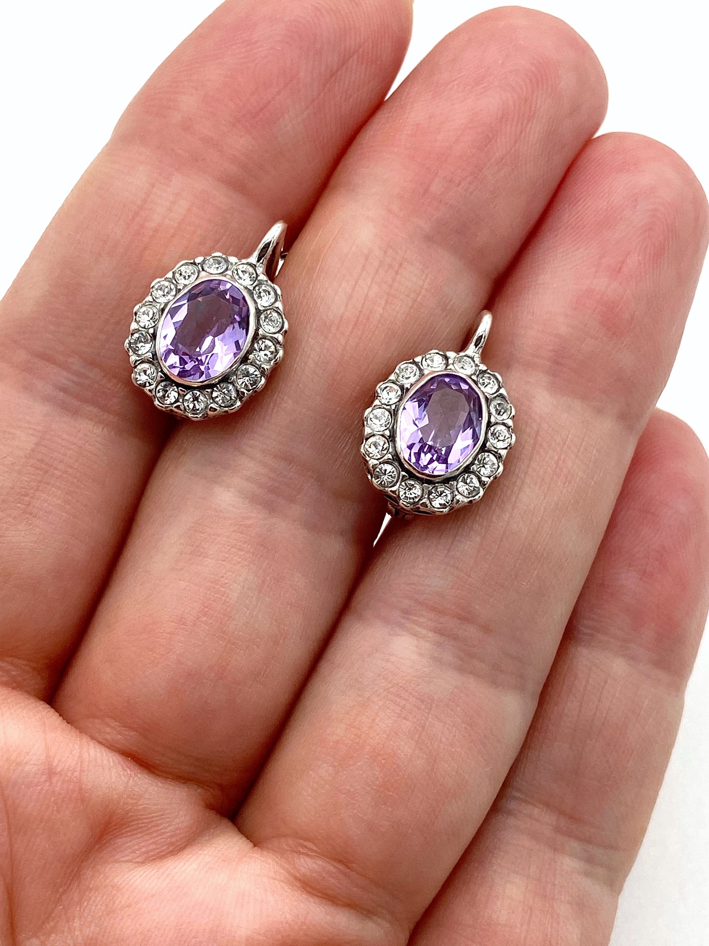 Classic - Lavender earrings