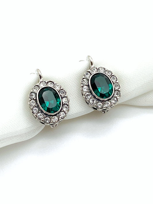 Classic - Emerald earrings